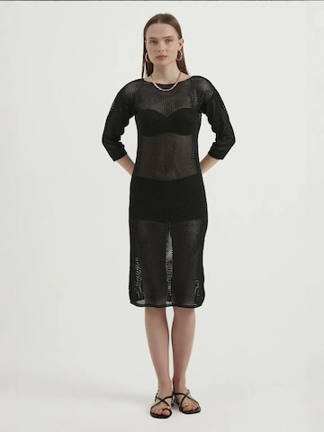 Hiccup Strickkleid in Schwarz