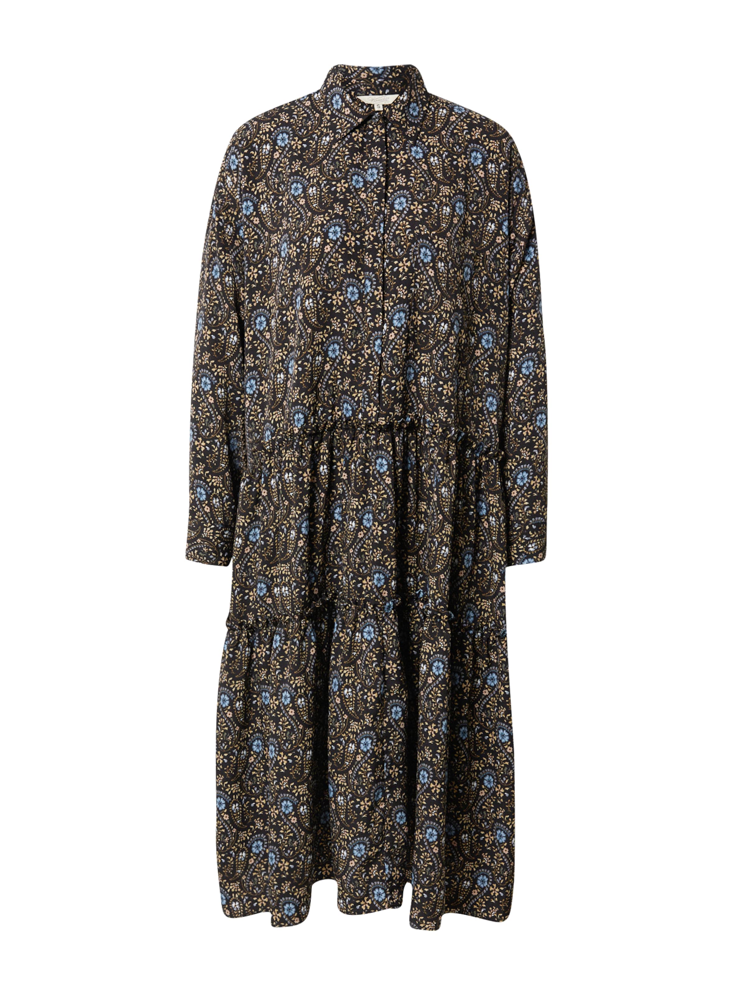 Herrlicher Платье-рубашка 'Amie' в Черный: спереди