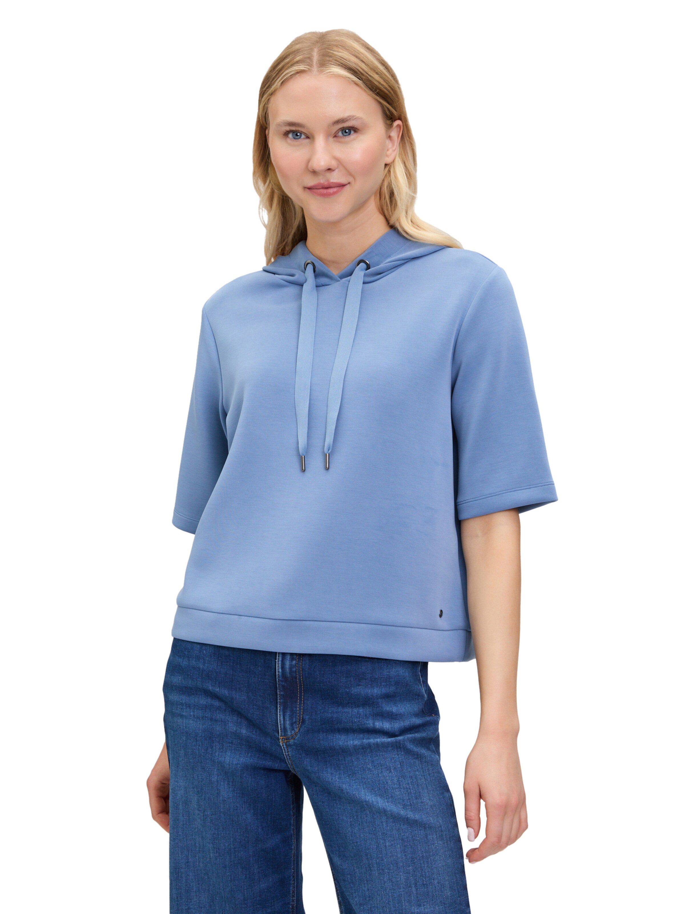 Betty & Co Sweatshirt in Blauw: voorkant