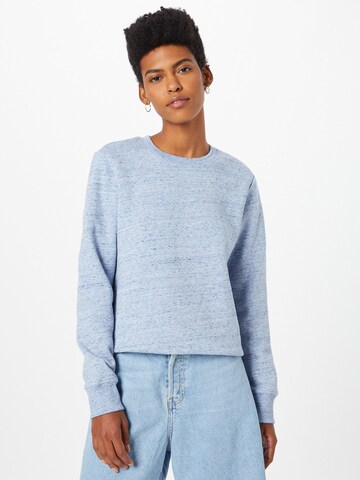 SuperdrySweater majica - plava boja: prednji dio