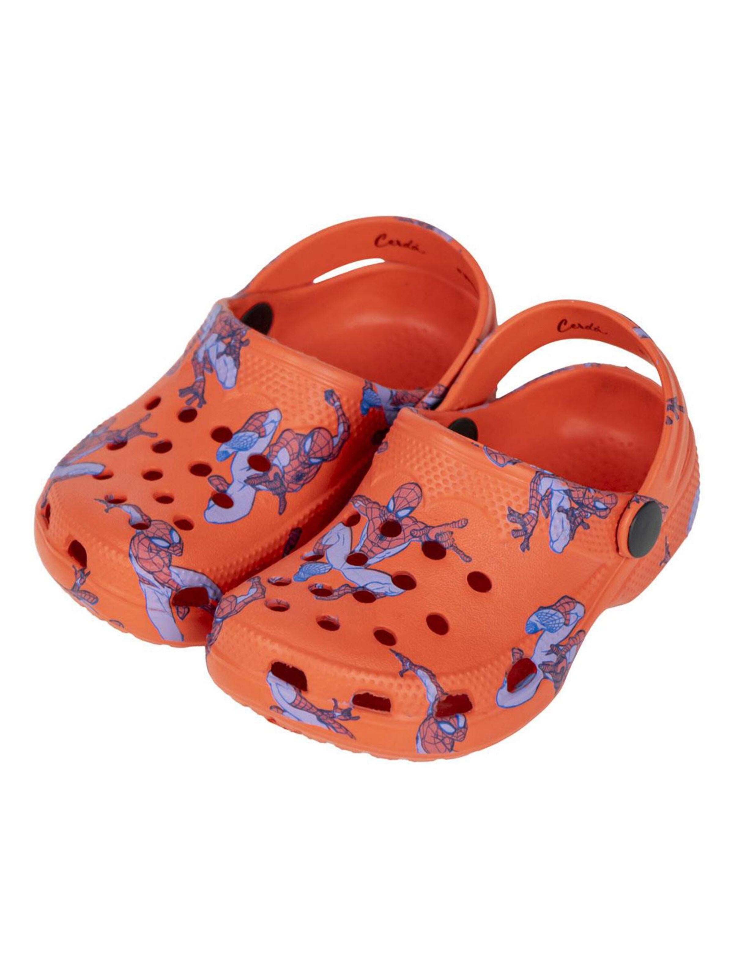 DISNEY Beach & Pool Shoes 'Premium Spiderman' in Red: front