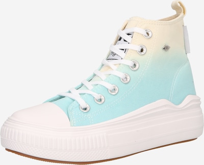 BRITISH KNIGHTS Sneaker high 'KAYA' i 36 i champagne / cyanblå, Produktvisning