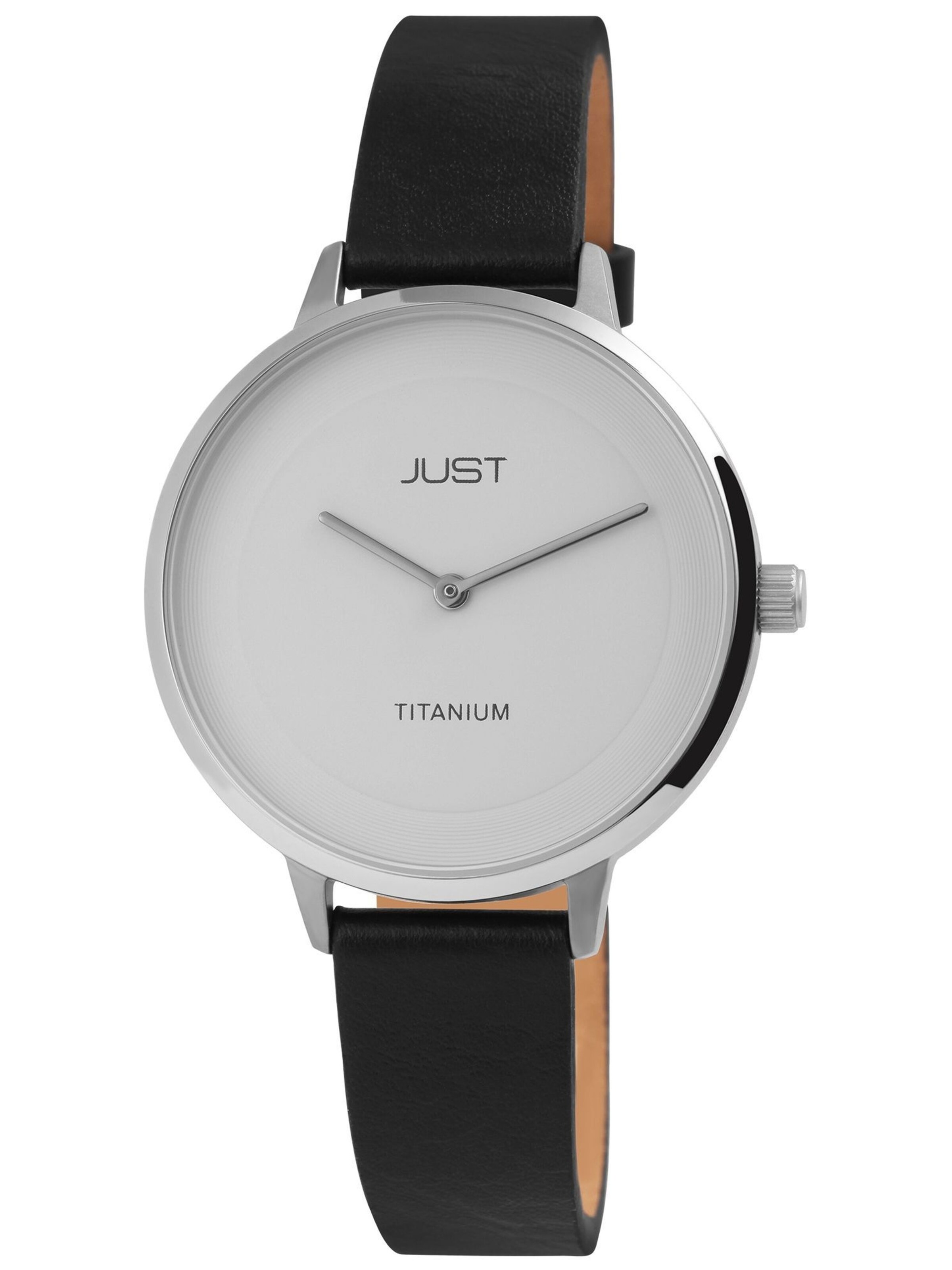 JUST Analog Watch 'Liena, 5 ATM' in Black: front