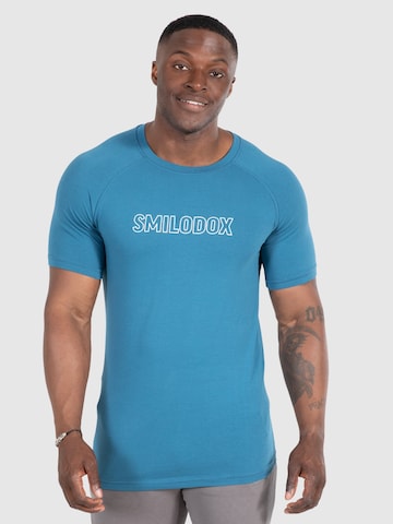 Smilodox Performance Shirt 'Timmy' in Blue: front