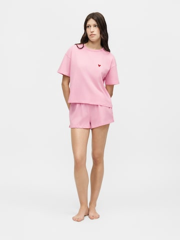 Hunkemöller - Pijama de pantalón corto en rosa
