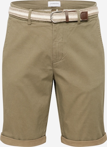 Regular Pantalon chino 'Superflex' Lindbergh en vert : devant