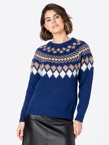 VERO MODA Trui 'FILIPPA' in Blauw: voorkant