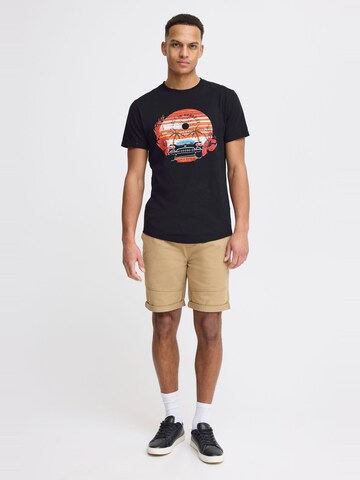 T-Shirt ' IDDaniel ' INDICODE JEANS en noir
