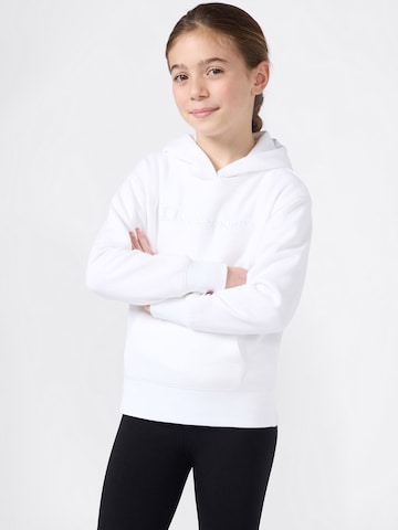 Champion Authentic Athletic Apparel Sweatshirt in White: front