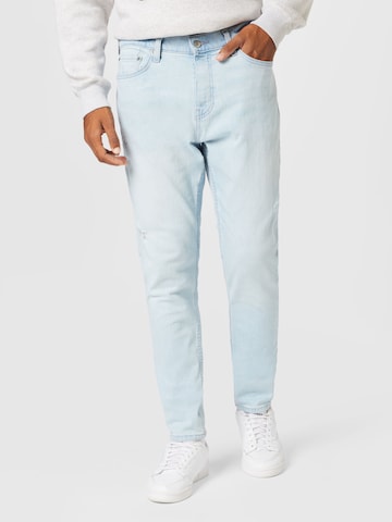 HOLLISTER Tapered Jeans in Blue: front