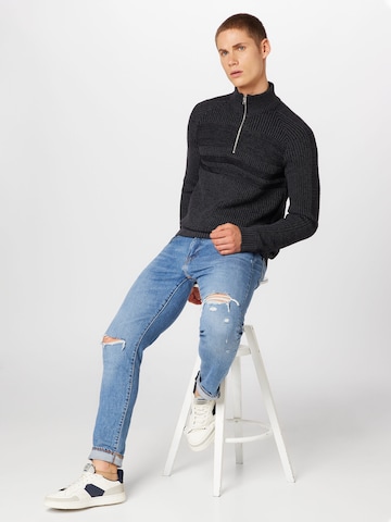 Pull-over 'POWER' JACK & JONES en noir