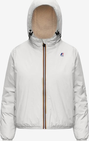 K-Way Winterjacke 'K-WAY CLAUDETTE ORSETTO GIUBBINO' in Weiß: Vorderseite