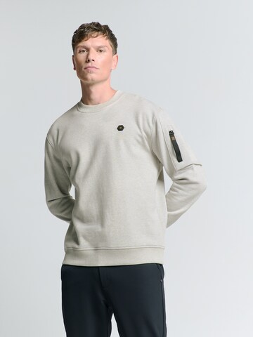 No Excess Sweatshirt in Beige: voorkant