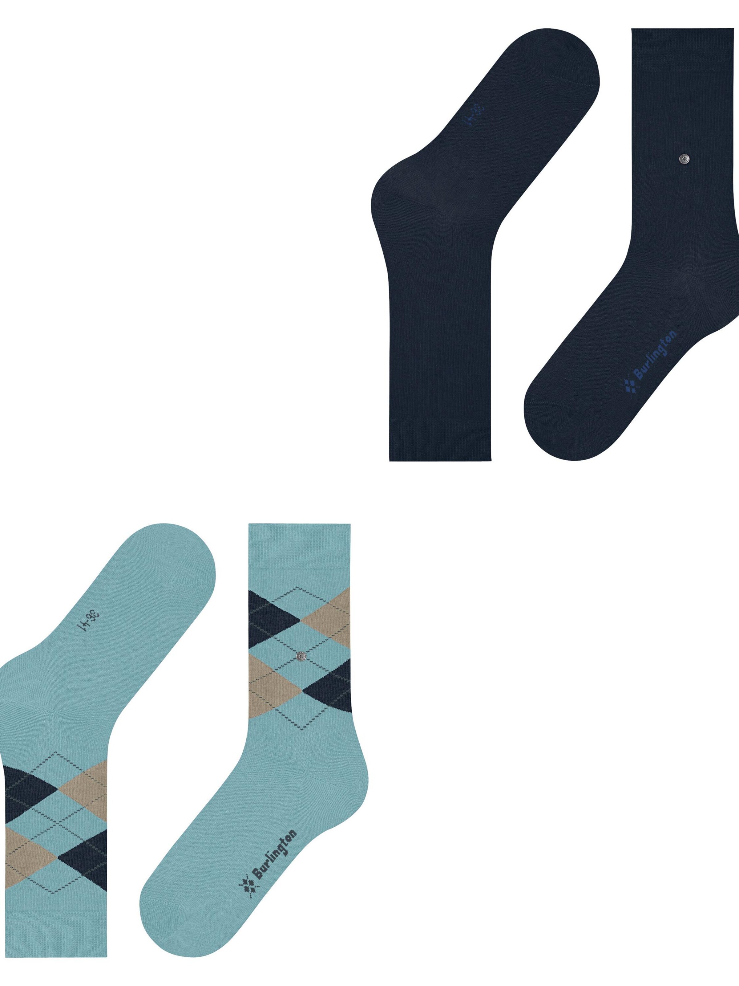 BURLINGTON Socken 'Everyday Mix 2-Pack'‌‌‌‌‌‌ in Blau