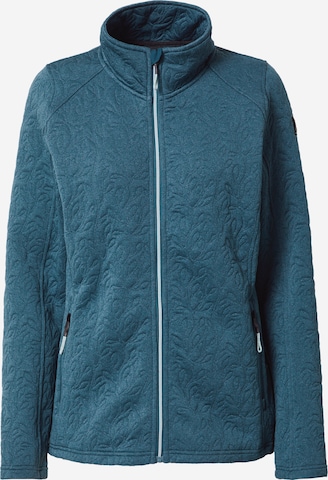 KILLTEC Functionele fleece jas in Blauw: voorkant