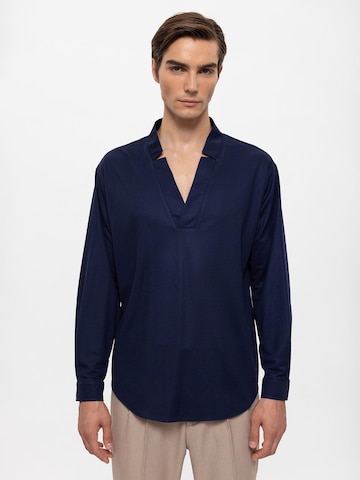 Antioch Regular Fit Hemd in Blau: predná strana