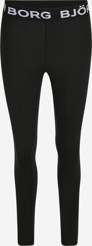 BJÖRN BORG Skinny Sports trousers in Black: front