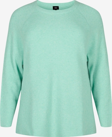 Zizzi - Pullover 'CASUNNY' em verde: frente