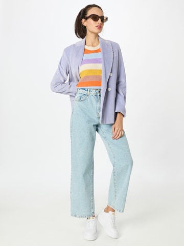 Noisy may Wide leg Jeans 'DREW' in Blauw