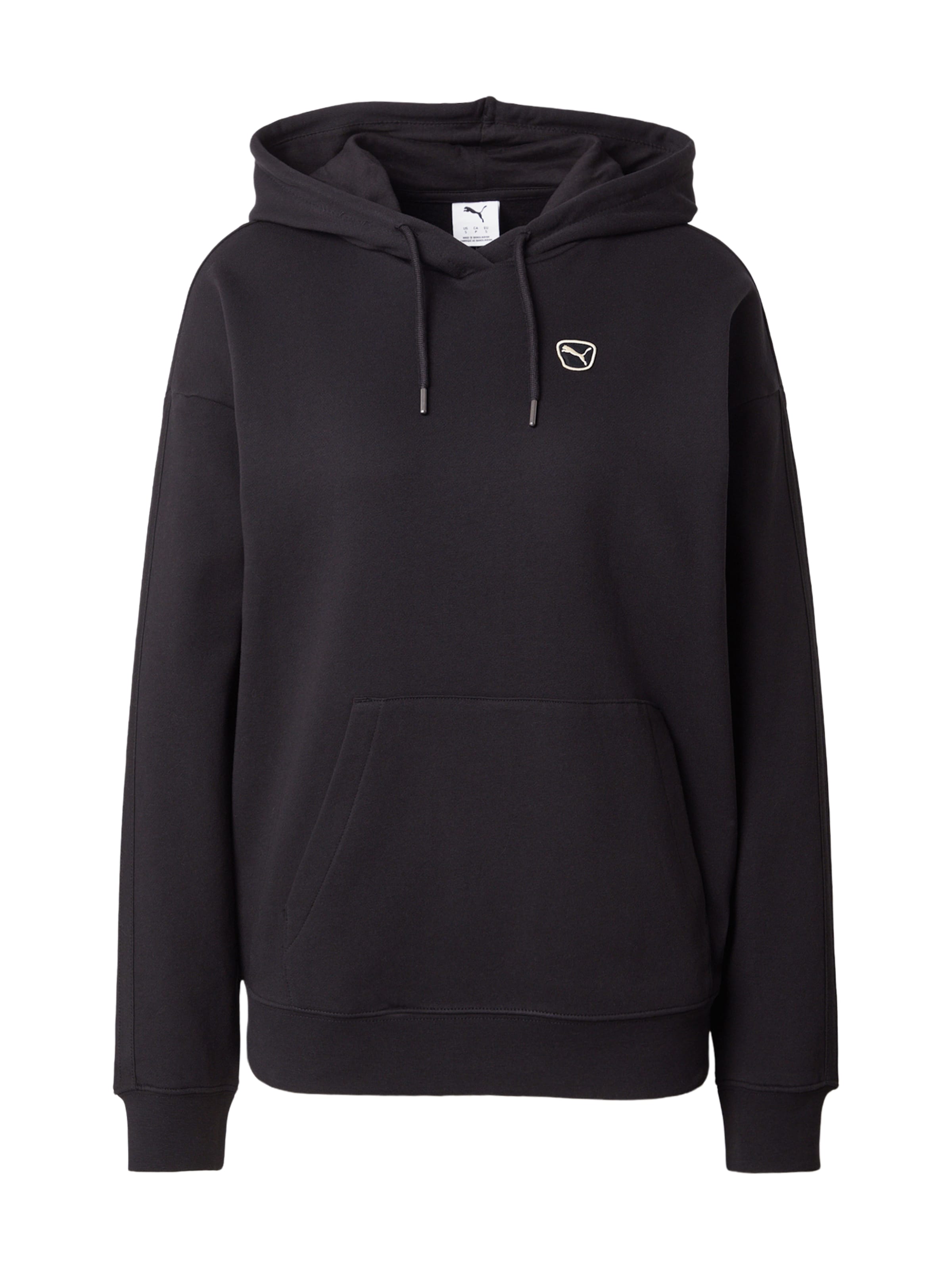 PUMA Sweatshirt 'Ess Elevated' in XXS in schwarz, Produktansicht