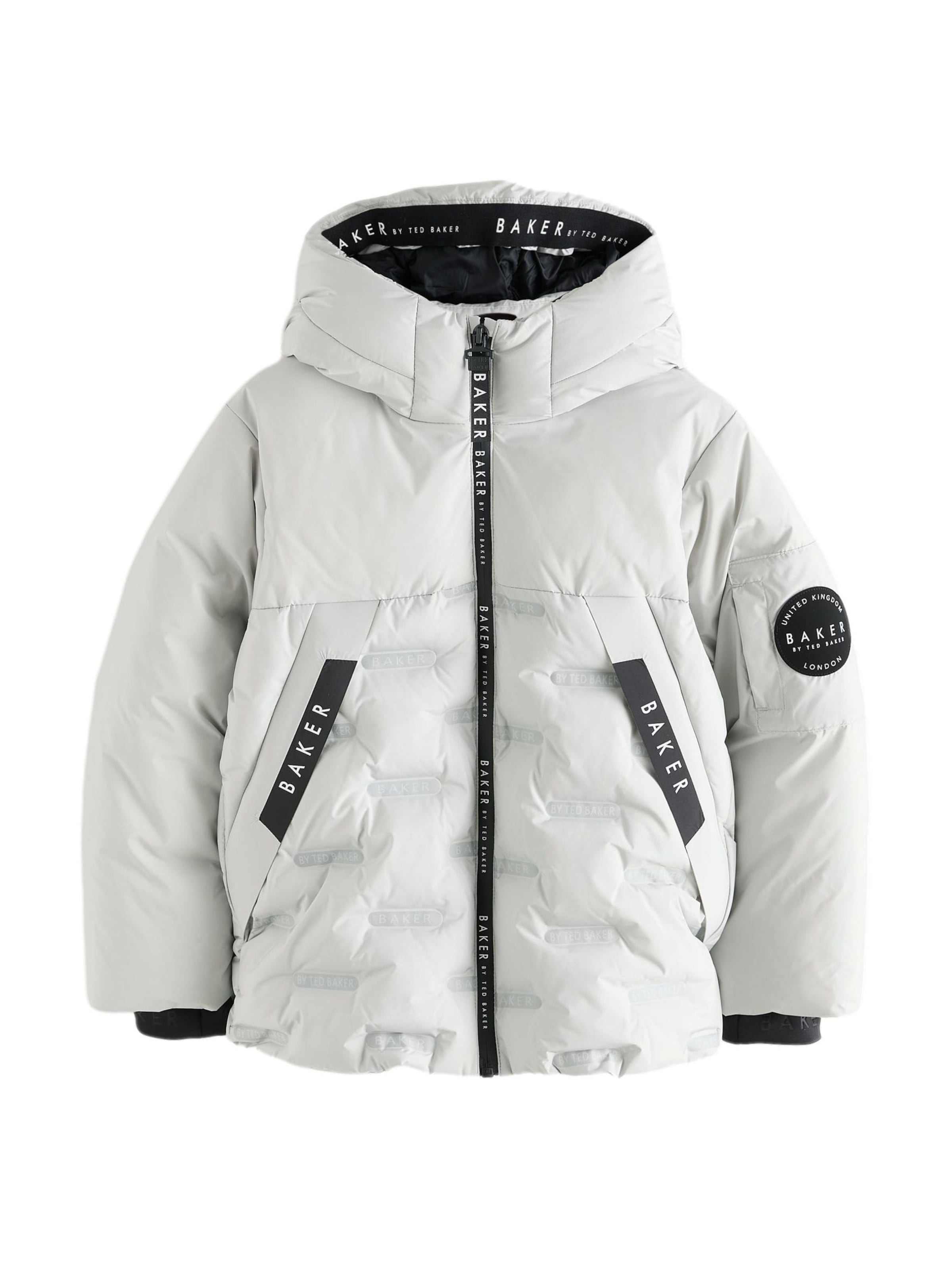 Baker by Ted Baker Mantel in Grau: Vorderseite