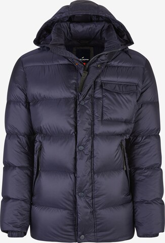 HECHTER PARIS Winter Jacket in Blue: front