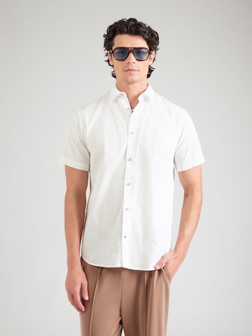 JACK & JONES - Ajuste regular Camisa 'JJHENRY ' en blanco: frente