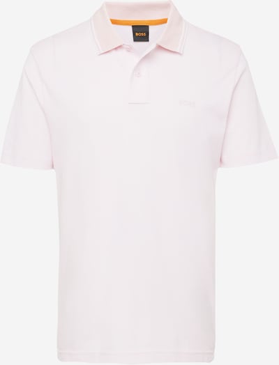 BOSS Orange Poloshirt 'PeoxfordNew' in rosa / weiß, Produktansicht