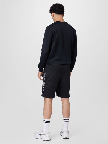 TOM TAILOR Regular Shorts 'Arvid' in Schwarz