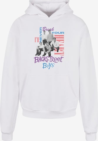 Merchcode Sweatshirt ' Backstreet Boys ' in Wit: voorkant