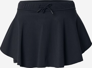 UNDER ARMOUR Wide leg Sportbroek 'Motion' in Zwart: voorkant