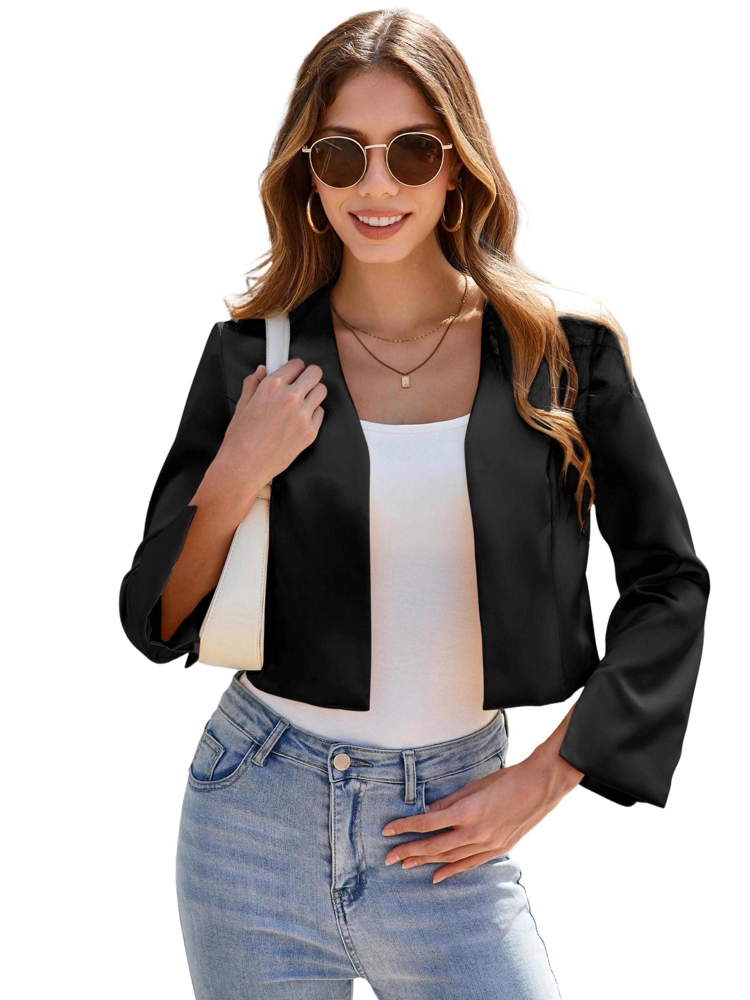 Yesfashion Marynarka w kolorze czarny: przód