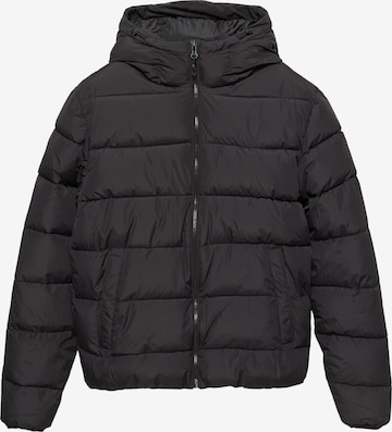 Pull&BearPrijelazna jakna - crna boja: prednji dio