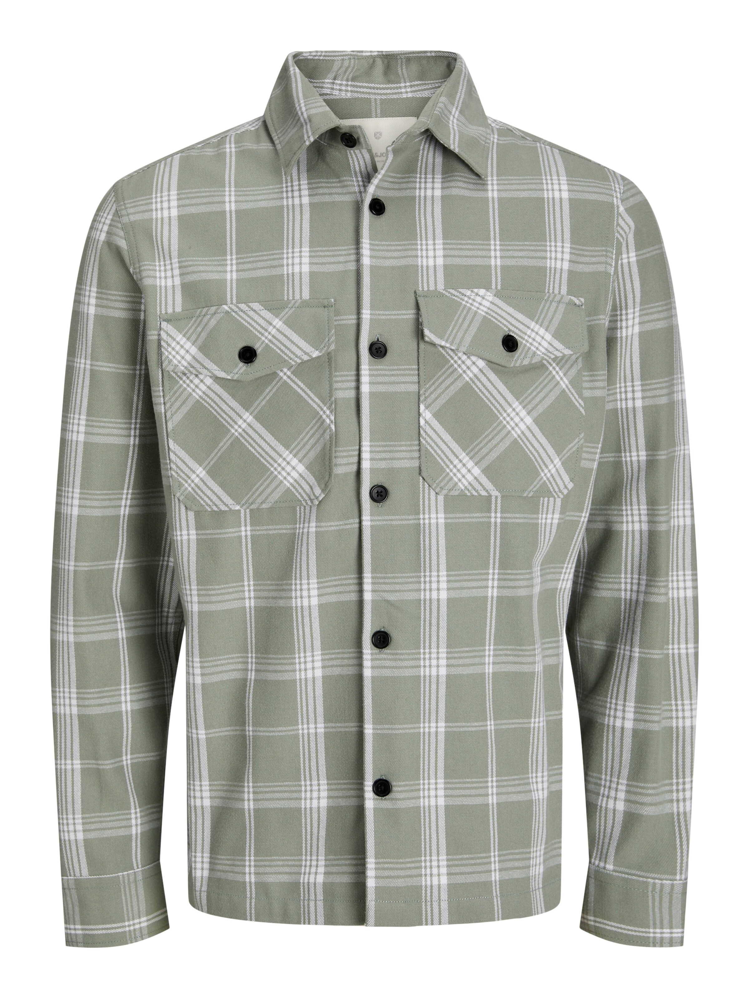 Camicia 'JJRoy' di JACK & JONES in verde: frontale