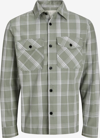 JACK & JONES Comfort fit Button Up Shirt 'Roy' in Green: front