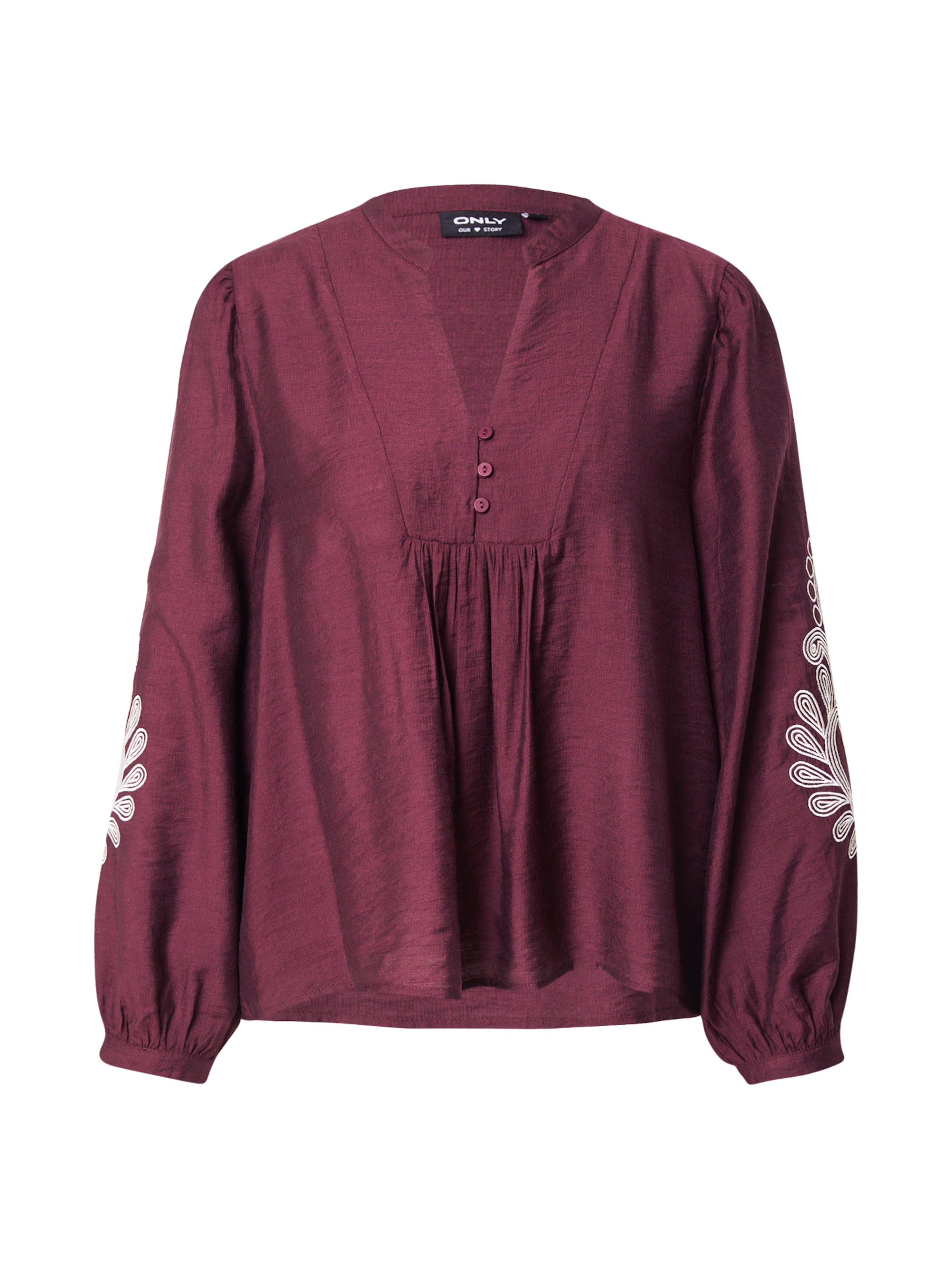 ONLY Bluse 'ONLKana' i rød: forside