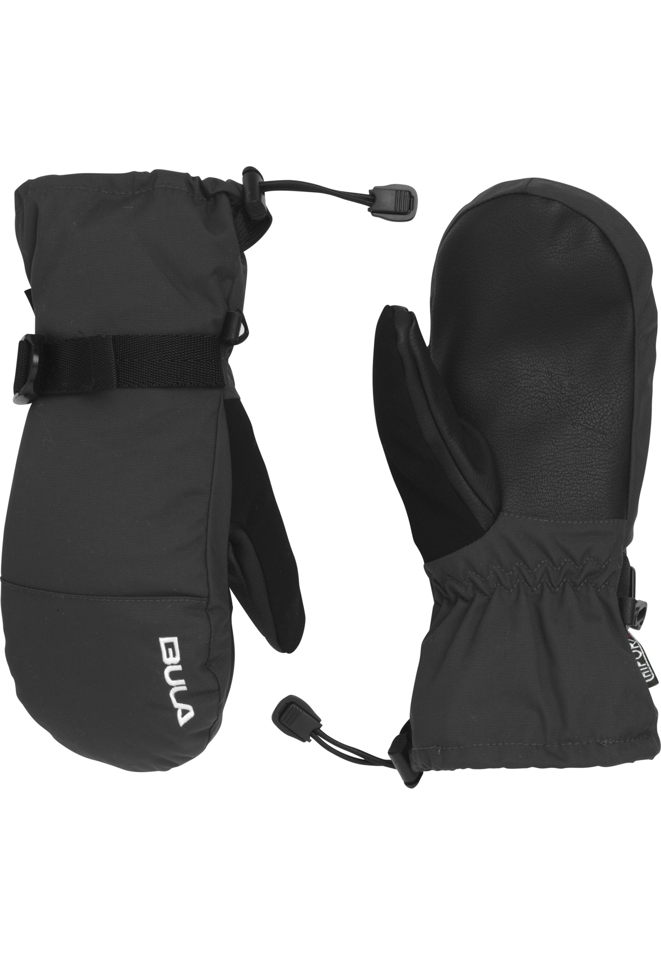 BULA Fäustlinge in Schwarz: Vorderseite