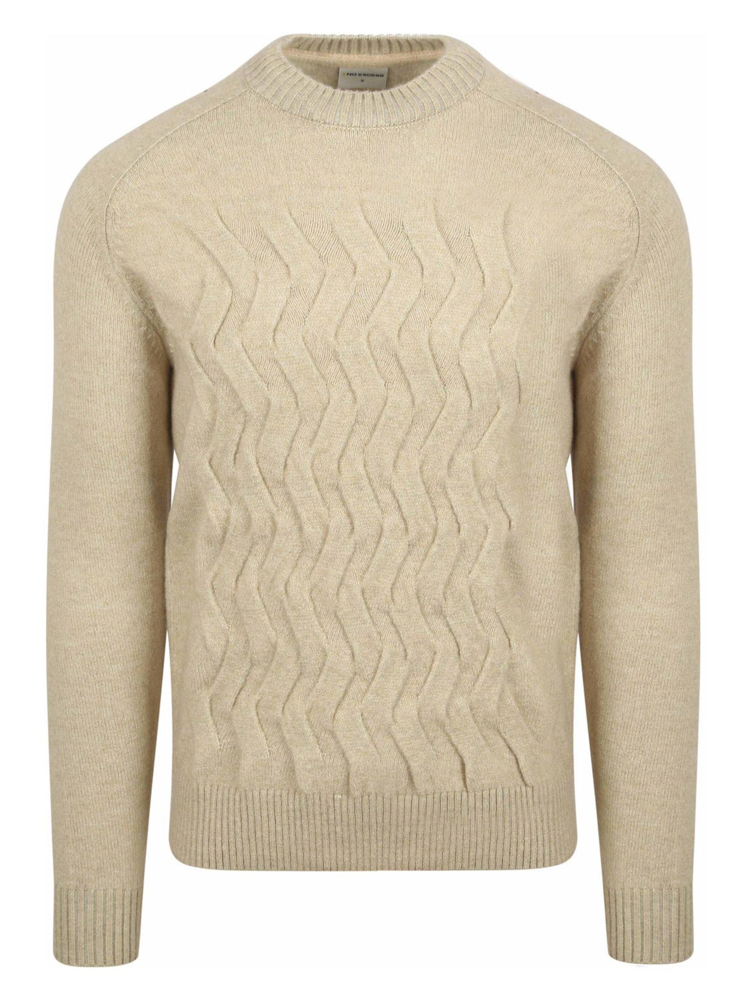 No Excess Sweater in Beige: front