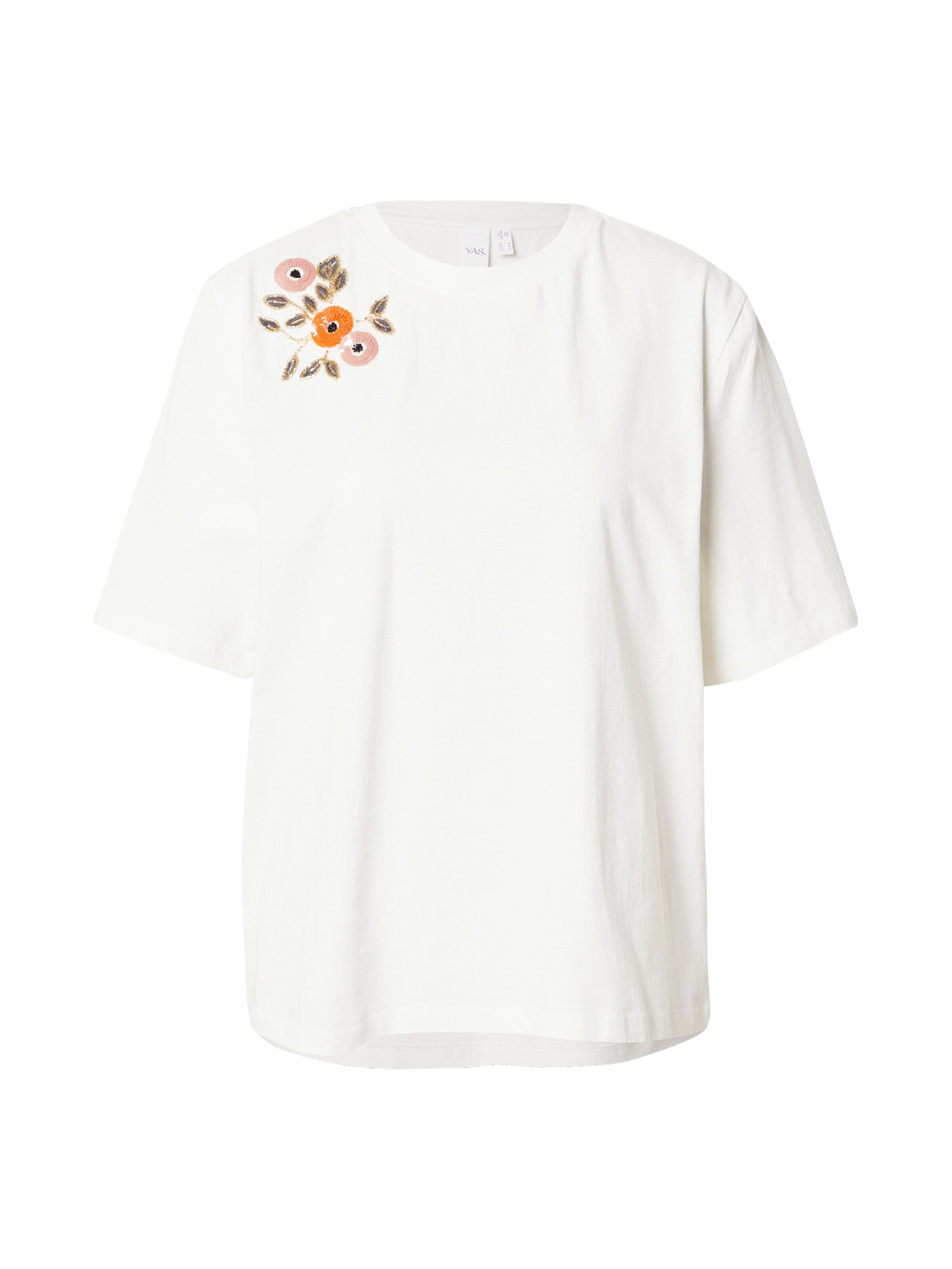 YAS Tričko 'YASSANNIA' - Biela: predná strana