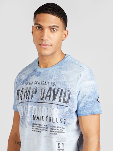 CAMP DAVID T-Shirt 'North Sea Trail' in Blau