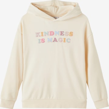 NAME IT Sweatshirt 'KENNA' in Beige: front