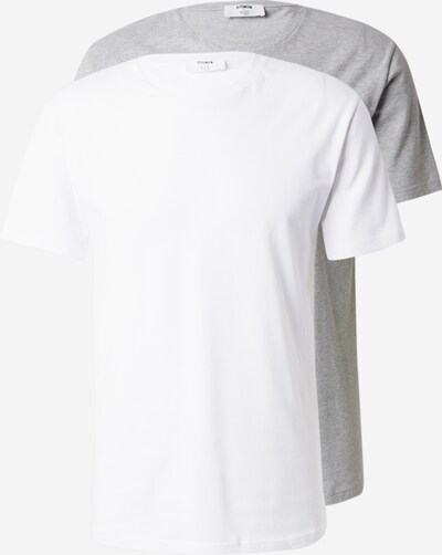Marškinėliai 'Emin' iš ABOUT YOU x Kevin Trapp, spalva – margai pilka / balta, Prekių apžvalga