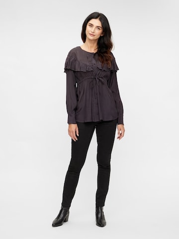 MAMALICIOUS - Blusa 'Flora' en gris