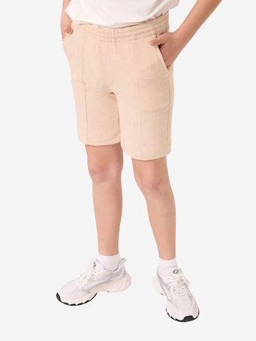Tommy Life Broek 'TOMMY Shorts aus Jersey in normaler Passform' in Beige