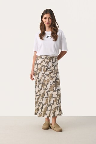 Part Two Nederdel 'Laurina' i beige