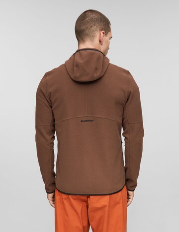 MAMMUT Athletic Fleece Jacket in Brown