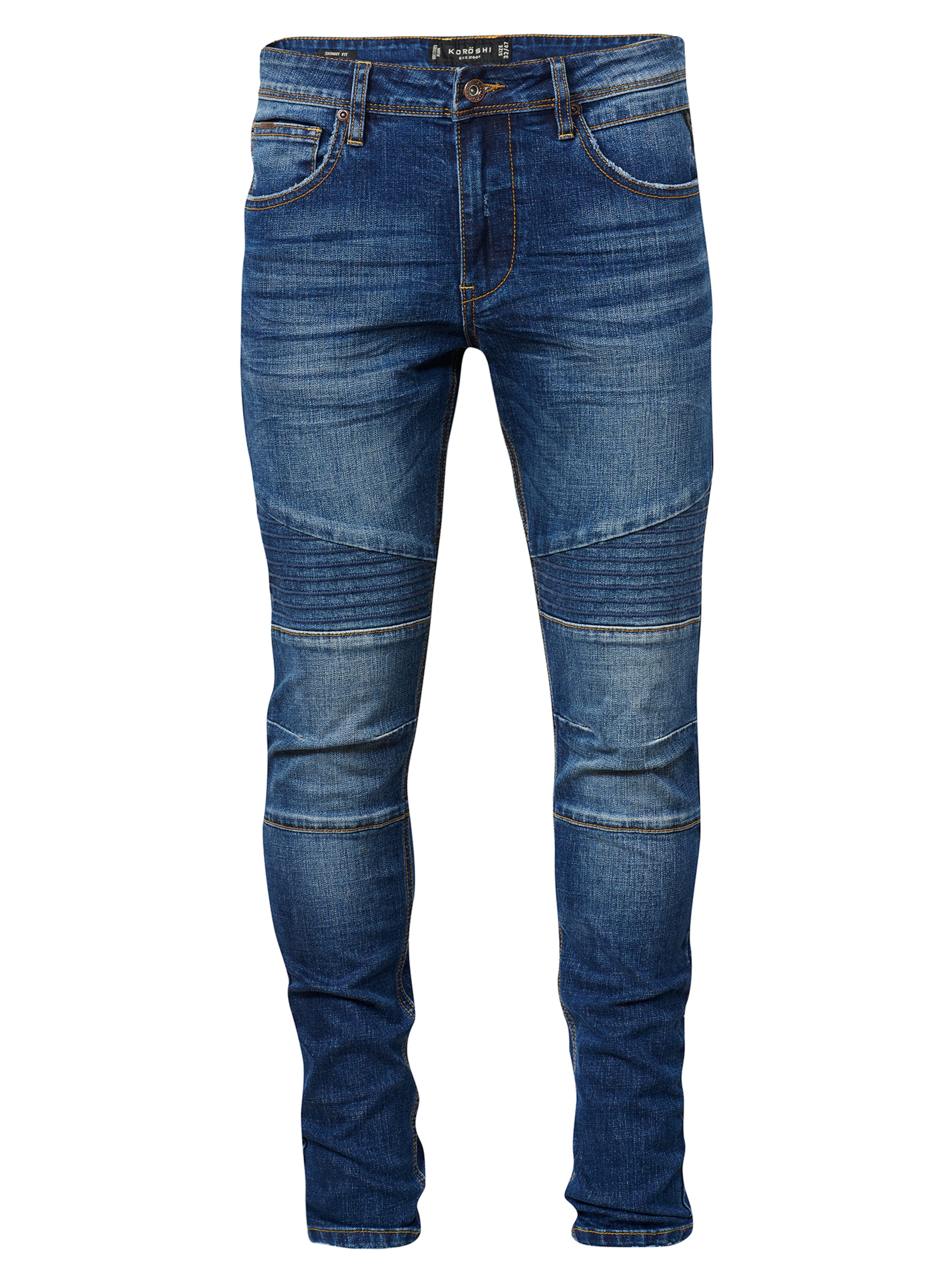 KOROSHI Regular Jeans i blå: framsida