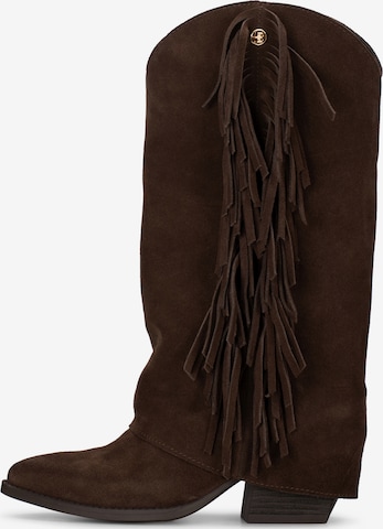 Haboob Laarzen 'Elodie' in Bruin: voorkant