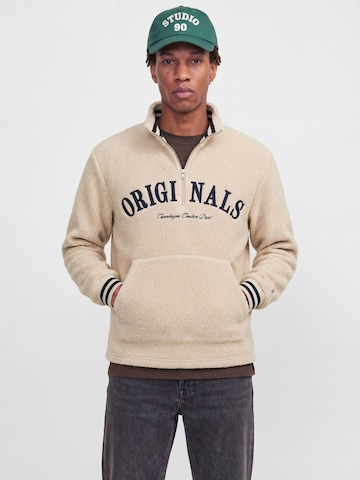 JACK & JONES Pullover 'JORFREDERIKSBERG' in Beige: Vorderseite