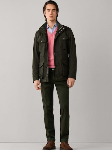 Cappotto di mezza stagione di Hackett London in verde